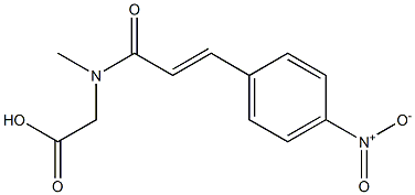 {methyl[(2E)-3-(4-nitrophenyl)prop-2-enoyl]amino}acetic acid