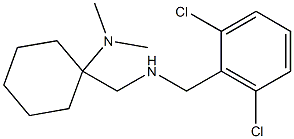 1-({[(2,6-dichlorophenyl)methyl]amino}methyl)-N,N-dimethylcyclohexan-1-amine Structure