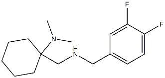 1-({[(3,4-difluorophenyl)methyl]amino}methyl)-N,N-dimethylcyclohexan-1-amine|