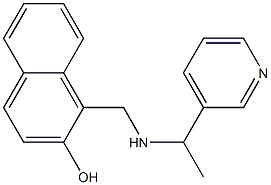  1-({[1-(pyridin-3-yl)ethyl]amino}methyl)naphthalen-2-ol