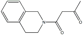 1-(1,2,3,4-tetrahydroisoquinolin-2-yl)butane-1,3-dione,,结构式