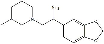 1-(1,3-benzodioxol-5-yl)-2-(3-methylpiperidin-1-yl)ethanamine|