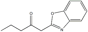 1-(1,3-benzoxazol-2-yl)pentan-2-one,,结构式