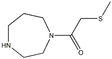 1-(1,4-diazepan-1-yl)-2-(methylsulfanyl)ethan-1-one,,结构式
