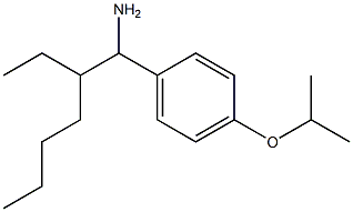 1-(1-amino-2-ethylhexyl)-4-(propan-2-yloxy)benzene Structure