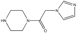 1-(1H-imidazol-1-ylacetyl)piperazine Struktur