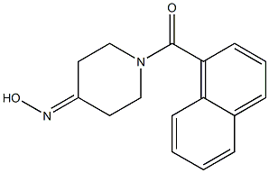 1-(1-naphthoyl)piperidin-4-one oxime 结构式