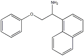 1-(1-naphthyl)-2-phenoxyethanamine Structure