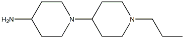 1-(1-propylpiperidin-4-yl)piperidin-4-amine Struktur