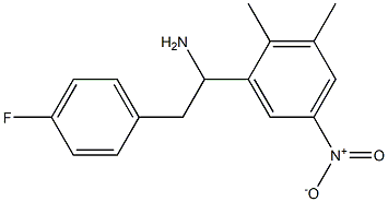1-(2,3-dimethyl-5-nitrophenyl)-2-(4-fluorophenyl)ethan-1-amine|