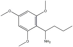 1-(2,4,6-trimethoxyphenyl)butan-1-amine 结构式