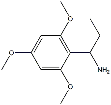 1-(2,4,6-trimethoxyphenyl)propan-1-amine,,结构式
