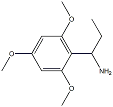 1-(2,4,6-trimethoxyphenyl)propan-1-amine Structure