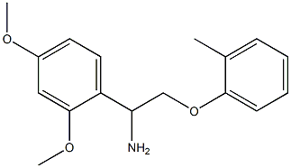  1-(2,4-dimethoxyphenyl)-2-(2-methylphenoxy)ethanamine