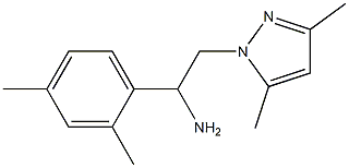 1-(2,4-dimethylphenyl)-2-(3,5-dimethyl-1H-pyrazol-1-yl)ethanamine