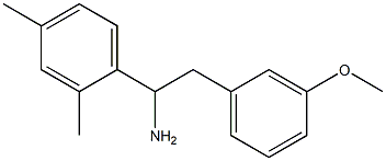 1-(2,4-dimethylphenyl)-2-(3-methoxyphenyl)ethan-1-amine
