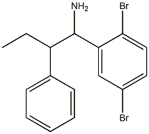 1-(2,5-dibromophenyl)-2-phenylbutan-1-amine