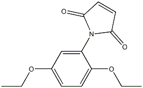 1-(2,5-diethoxyphenyl)-2,5-dihydro-1H-pyrrole-2,5-dione,,结构式