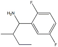 1-(2,5-difluorophenyl)-2-methylbutan-1-amine Struktur