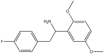 1-(2,5-dimethoxyphenyl)-2-(4-fluorophenyl)ethan-1-amine Structure