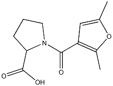 1-(2,5-dimethyl-3-furoyl)pyrrolidine-2-carboxylic acid