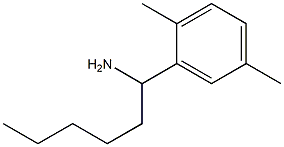 1-(2,5-dimethylphenyl)hexan-1-amine,,结构式