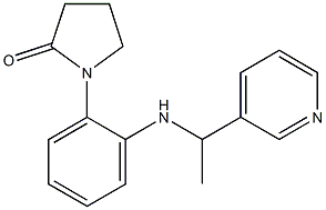 1-(2-{[1-(pyridin-3-yl)ethyl]amino}phenyl)pyrrolidin-2-one