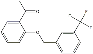 1-(2-{[3-(trifluoromethyl)phenyl]methoxy}phenyl)ethan-1-one