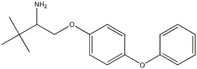 1-(2-amino-3,3-dimethylbutoxy)-4-phenoxybenzene 化学構造式