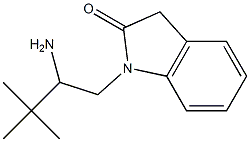 1-(2-amino-3,3-dimethylbutyl)-2,3-dihydro-1H-indol-2-one 化学構造式