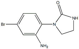 1-(2-amino-4-bromophenyl)imidazolidin-2-one 化学構造式