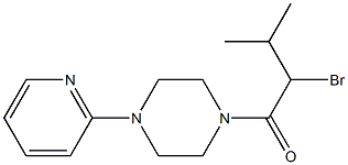 1-(2-bromo-3-methylbutanoyl)-4-pyridin-2-ylpiperazine