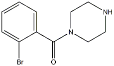 1-(2-bromobenzoyl)piperazine Structure