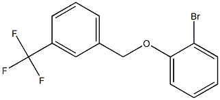 1-(2-bromophenoxymethyl)-3-(trifluoromethyl)benzene Structure