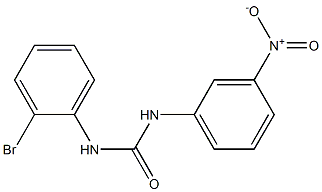 1-(2-bromophenyl)-3-(3-nitrophenyl)urea 化学構造式