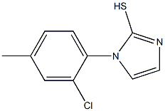 1-(2-chloro-4-methylphenyl)-1H-imidazole-2-thiol 结构式