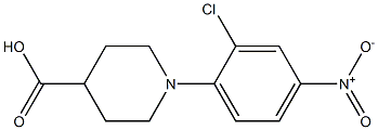 1-(2-chloro-4-nitrophenyl)piperidine-4-carboxylic acid Structure