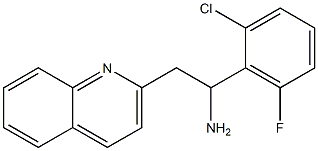  1-(2-chloro-6-fluorophenyl)-2-(quinolin-2-yl)ethan-1-amine