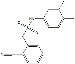 1-(2-cyanophenyl)-N-(3,4-dimethylphenyl)methanesulfonamide