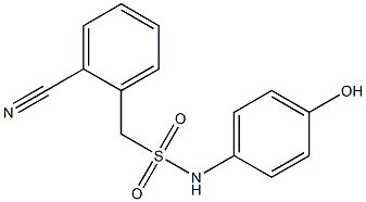 1-(2-cyanophenyl)-N-(4-hydroxyphenyl)methanesulfonamide|