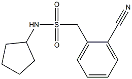 1-(2-cyanophenyl)-N-cyclopentylmethanesulfonamide