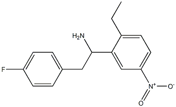 1-(2-ethyl-5-nitrophenyl)-2-(4-fluorophenyl)ethan-1-amine