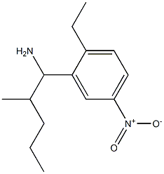  1-(2-ethyl-5-nitrophenyl)-2-methylpentan-1-amine