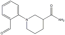 1-(2-formylphenyl)piperidine-3-carboxamide Structure