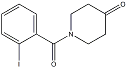 1-(2-iodobenzoyl)piperidin-4-one Structure