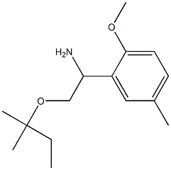 1-(2-methoxy-5-methylphenyl)-2-[(2-methylbutan-2-yl)oxy]ethan-1-amine|