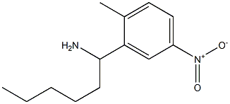 1-(2-methyl-5-nitrophenyl)hexan-1-amine Structure