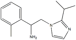 1-(2-methylphenyl)-2-[2-(propan-2-yl)-1H-imidazol-1-yl]ethan-1-amine Structure