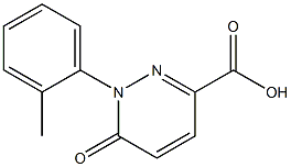 1-(2-methylphenyl)-6-oxo-1,6-dihydropyridazine-3-carboxylic acid Structure