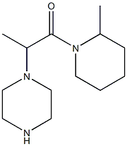 1-(2-methylpiperidin-1-yl)-2-(piperazin-1-yl)propan-1-one,,结构式